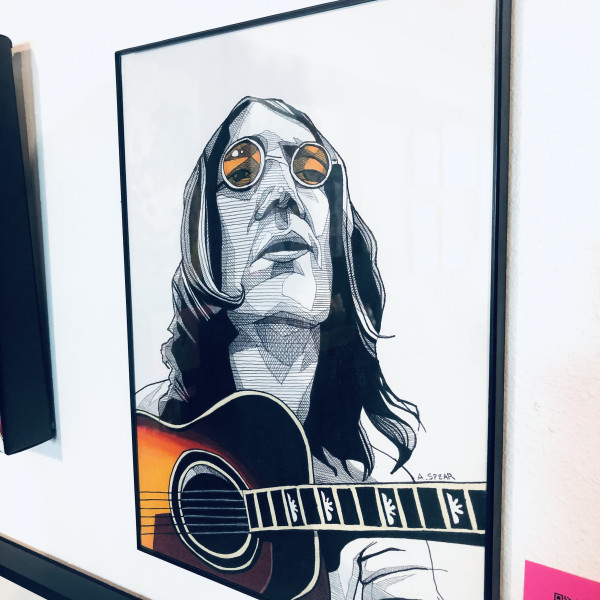 Acoustic Lennon by Andrew Spear by Derek Gores Gallery