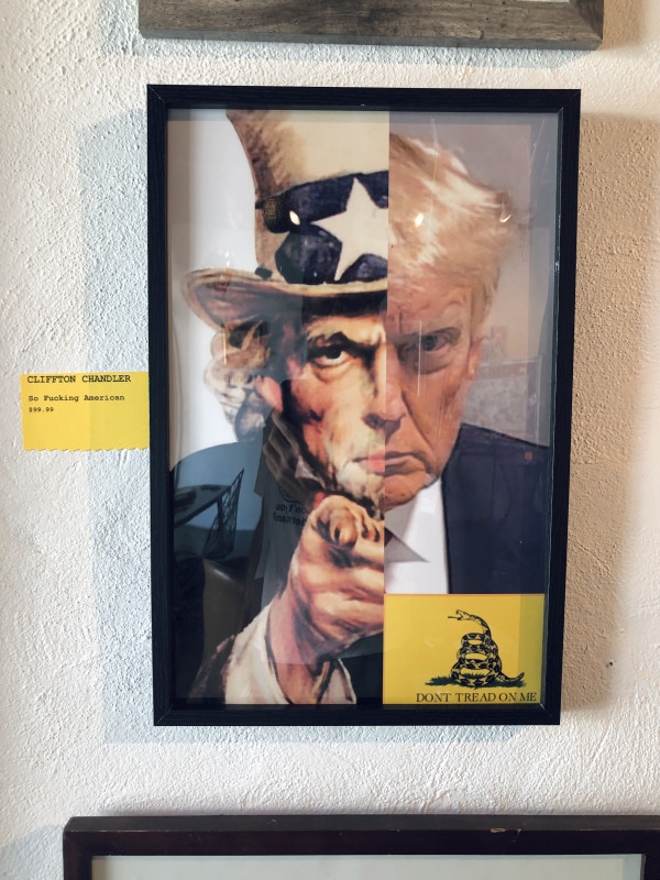 So Fucking America by Clifton Chandler by Derek Gores Gallery