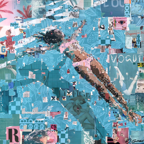 Sea of Tranquility Pink by Derek Gores by Derek Gores Gallery