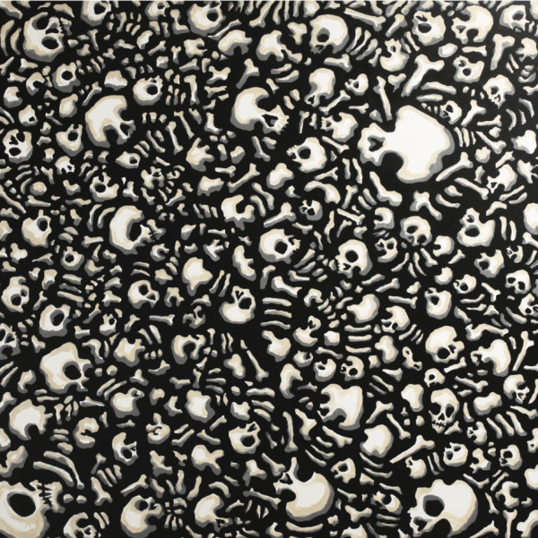 Bone Pile: Black & White by Petal & Bone by Derek Gores Gallery