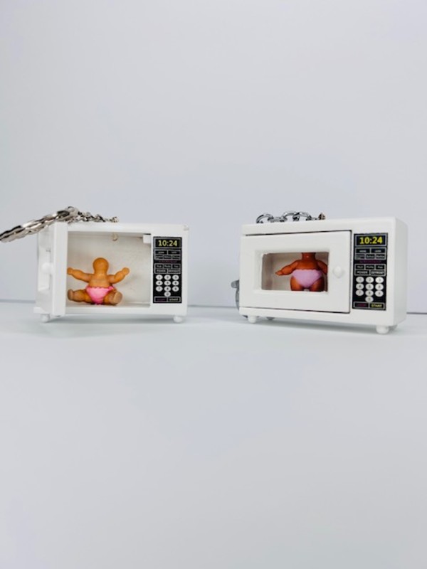 Postpartum Microwave Babies Keychains by Nico Lehman by Derek Gores Gallery