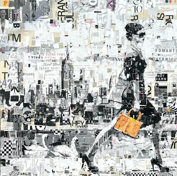 NYC Strut Orange by Derek Gores by Derek Gores Gallery