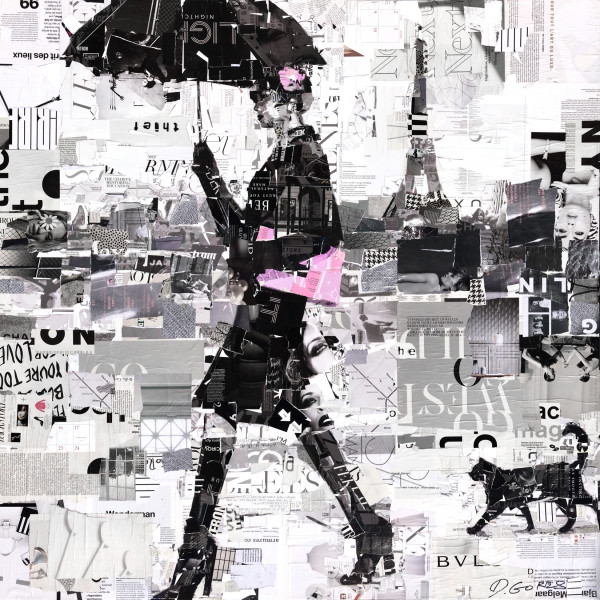 Cleverness du Chat, Pink by Derek Gores by Derek Gores Gallery