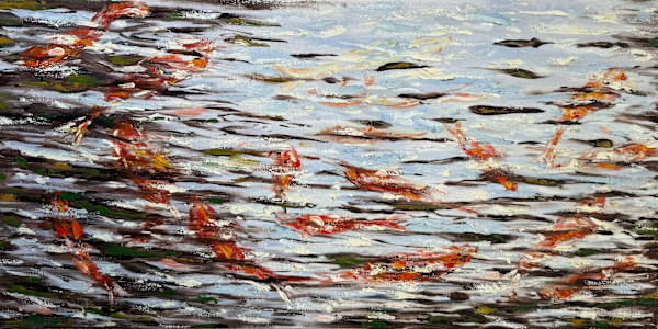 Serene Koi Pond by Ed Barfatani, Image 1.