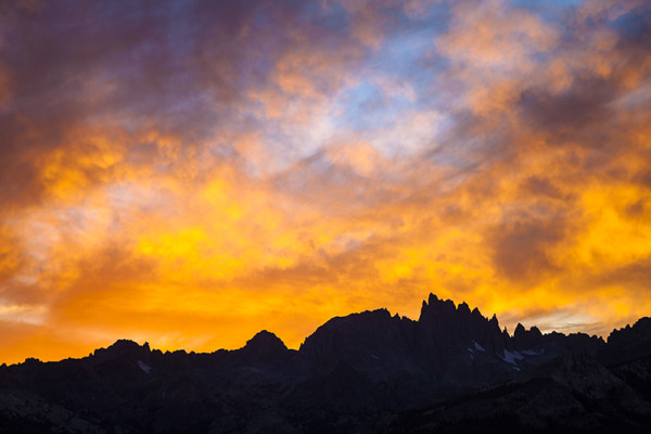 Sunset at Mammoth Lakes by Debra Behr