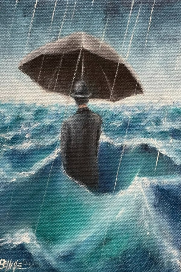 Magritte at Sea by Jim Bellisle