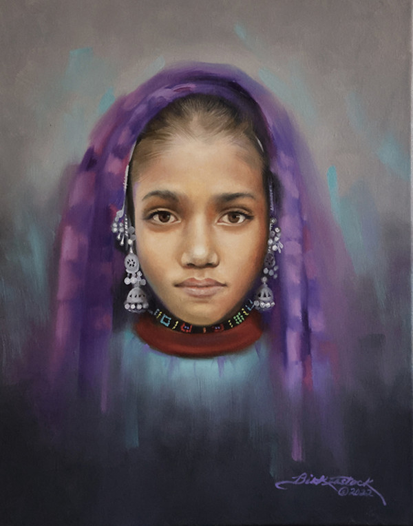 Gujarat Girl, India by Joyce Birkenstock