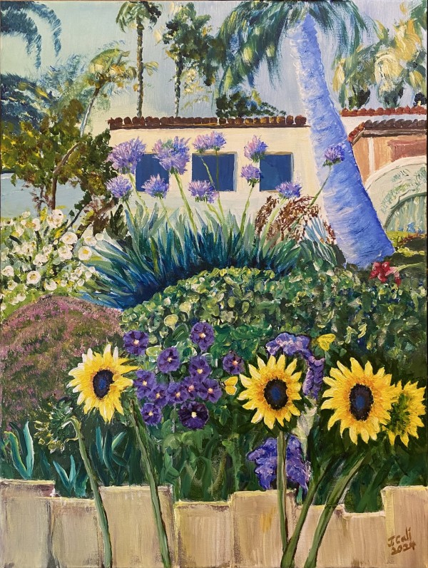 Sunny California Garden by Cali