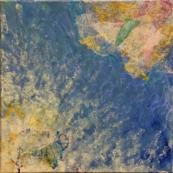 Sun and Sea Abstract by Jennifer Candy-Sullivan