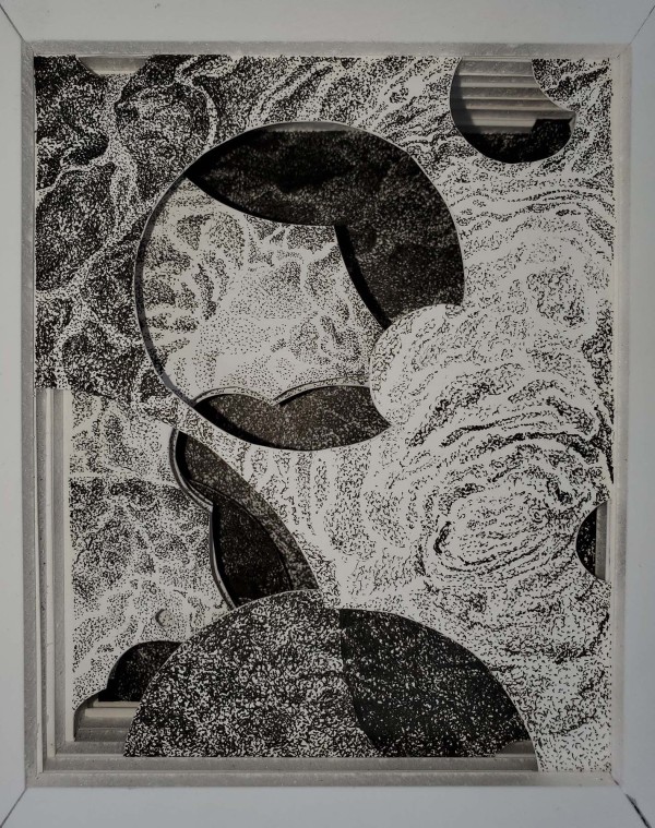 - Current I - Ink on Paper - 9 Inches x 12 Inches - $200 by Dean Carillo Jr.