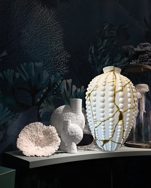 Sea Urchin Vase by Diana Miller of Facette Gallery