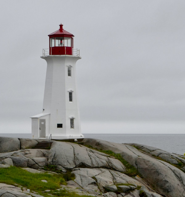 Lighthouse at Peggy's Cove, NS by John F. Doyle