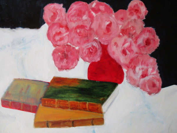 Roses with Books by Kathi J. Erickson