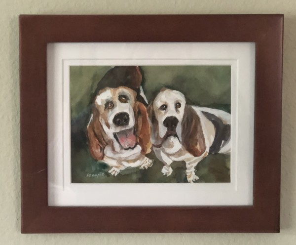 Two Hounds by Judy Formato
