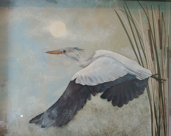Blue Heron by Martha Franklin
