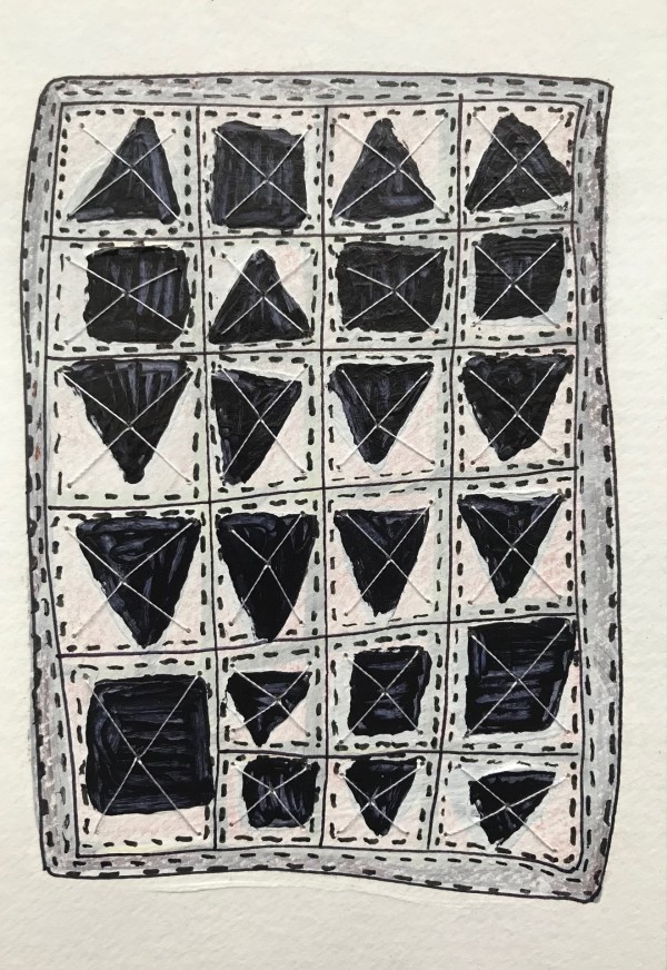 Quilt Drawing 32 by Kate Garman