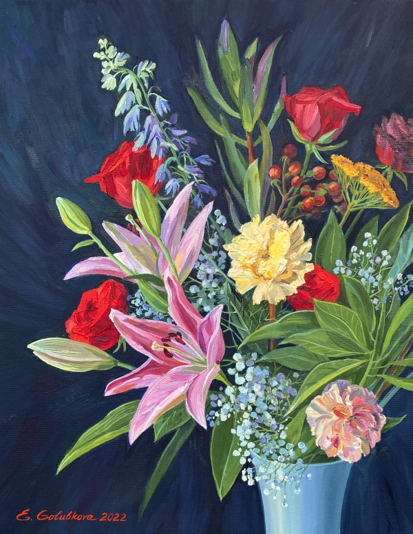 Bright Bouquet by Elena Golubkova