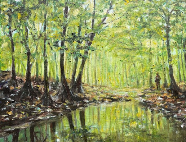 Green Woods by Olga Grun