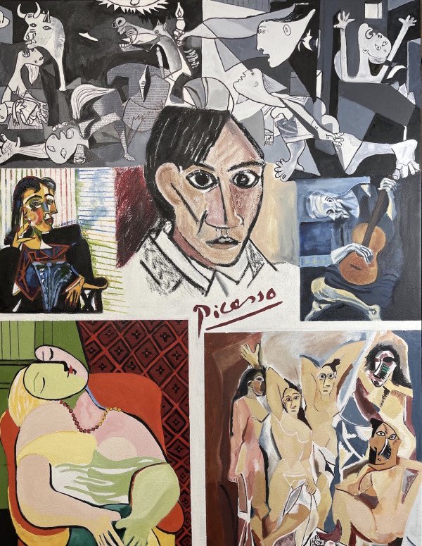 Homage to Pablo Picasso by John Hagler