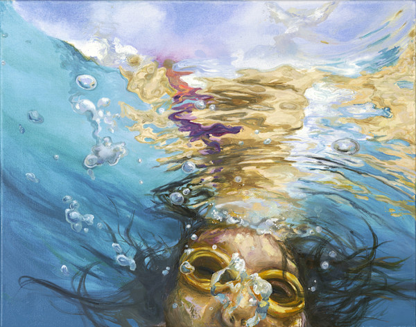 Purple Swimsuit by Kathleen M. Streitenberger, Image 1.