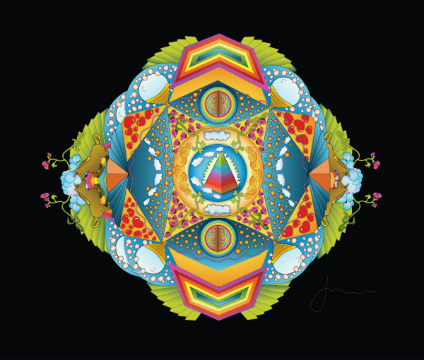 Franci's Mandala by Janet Schatzman
