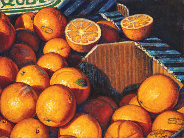 French Farmers Market Oranges by Kathleen Taylor