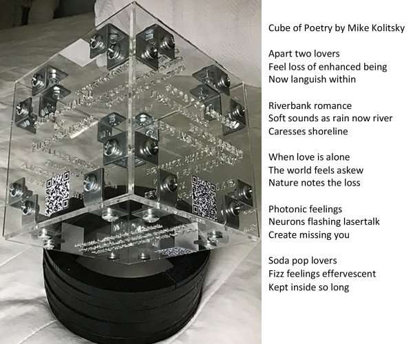Cube of Haiku by Michael Kolitsky
