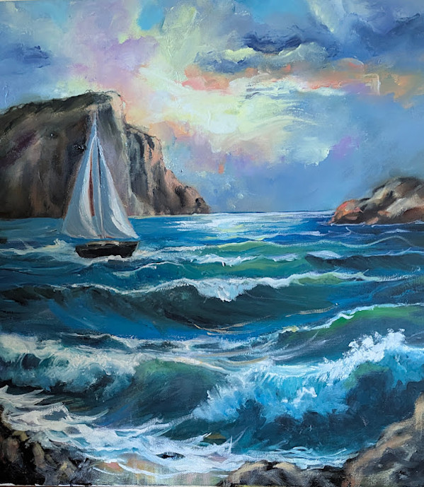 Racing the Waves by Elaine Mancarti, Image 1.