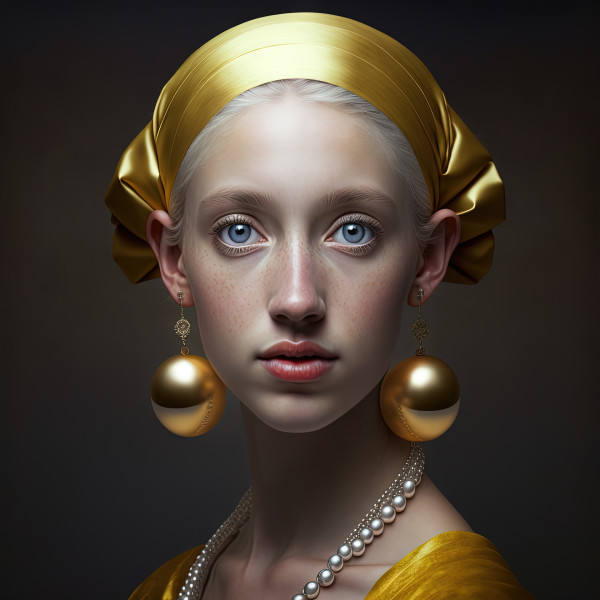 Girl With a Pearl Earring by Ben McCarty