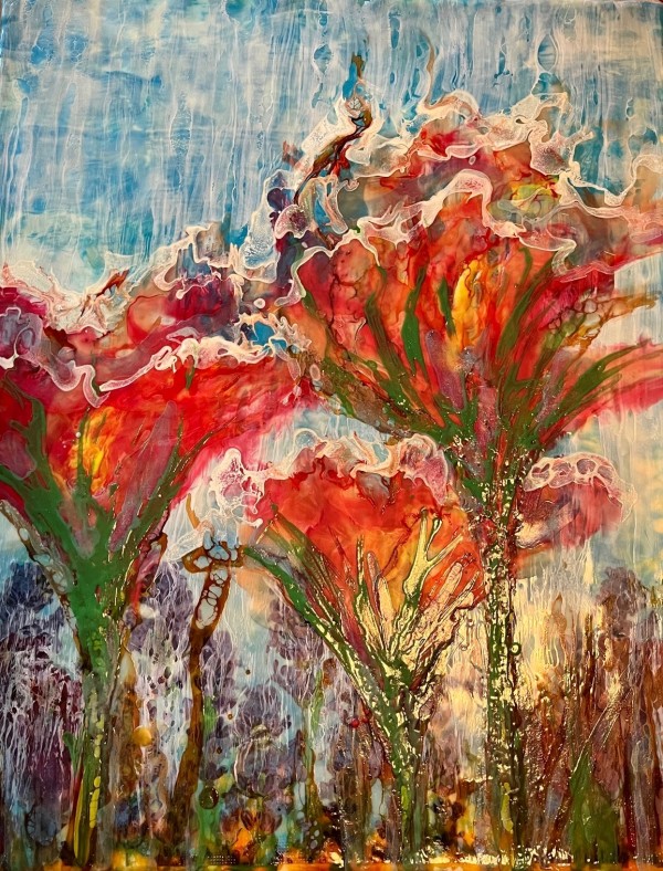 Floral Stem Trio by Claudette McDermott