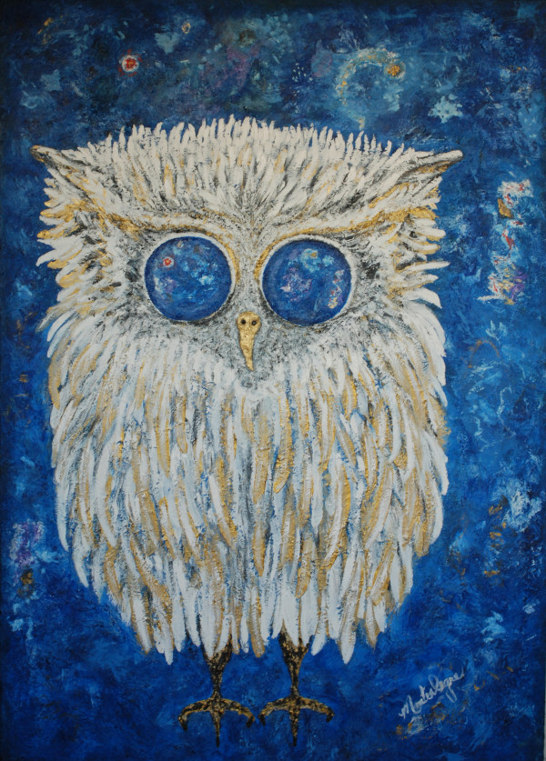 Cosmic Owl 2 by Eva Montealegre