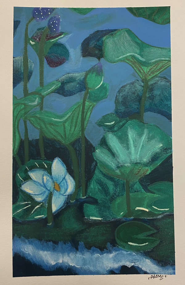 Calm Lily Pads by Madeline Neuls