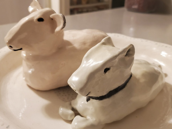 Hoofed Pals on Plate by Karen Malley, Image 1.