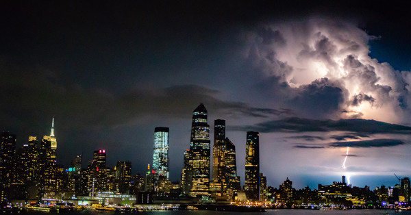 Thor Arrives in NYC by Michael Pang