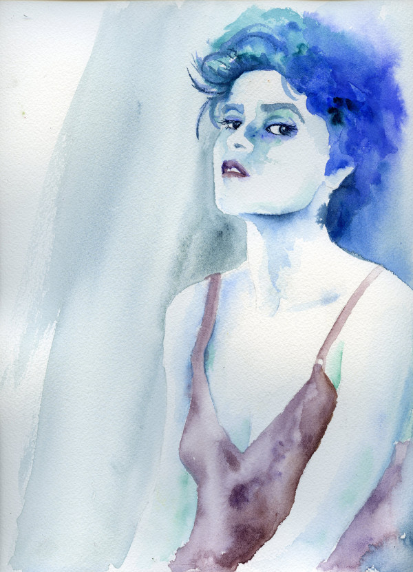 Blue Girl by Maria Pazos
