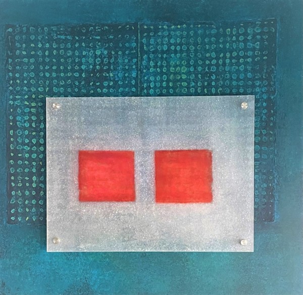 Two Red Squares by David Pilosof