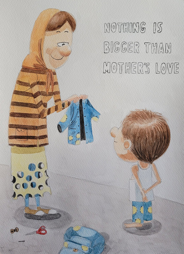 Nothing Is Bigger Than Mother's Love by Iuliia Pozdina