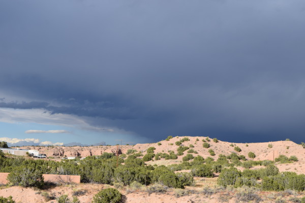Desert Monsoon Clouds by Judy Quitoriano
