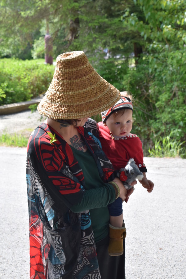 Tlingit Mother and Child by Judy Quitoriano