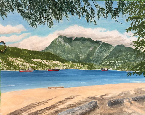 Vancouver BC Harbor by Monica J. Rich, Image 1.