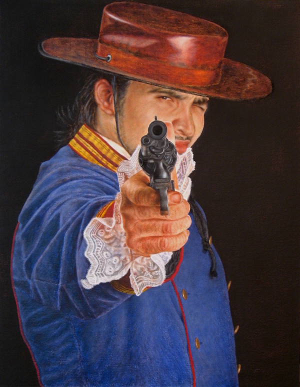 Spanish Soldier in Alta California by Eugene Rodriguez