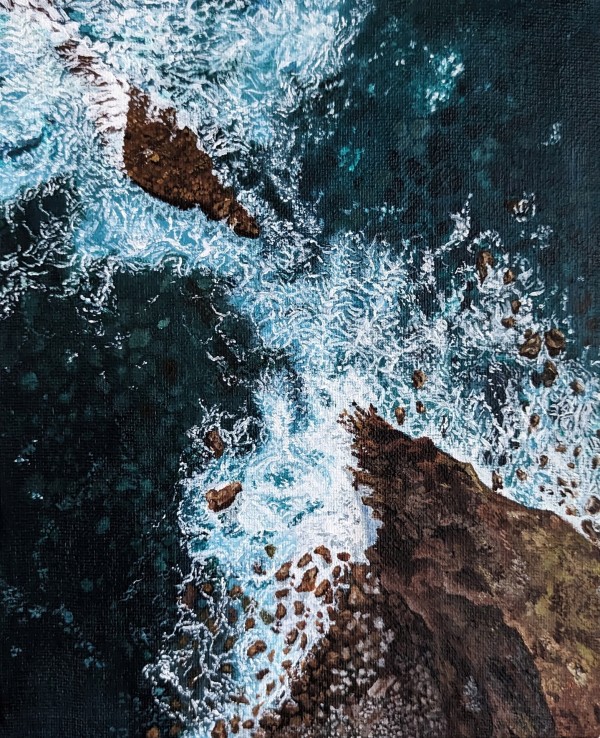Waves in Portugal by Radha Saikia