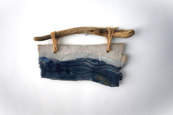 River Slab With Driftwood by Katie Sandridge