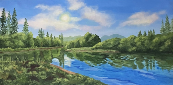 Summer on the River by Carol Schmauder