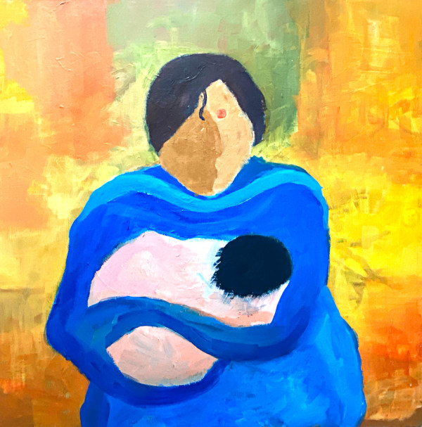 Mother and Child by Gurkanwar Singh