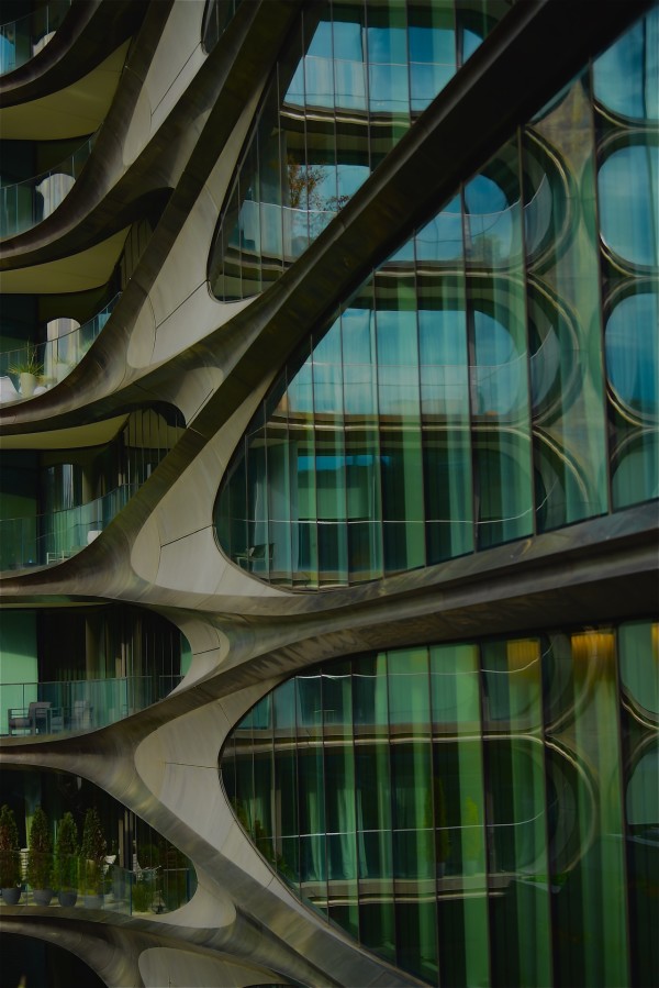 Building or Art, Yes, Green by Steve Sorensen