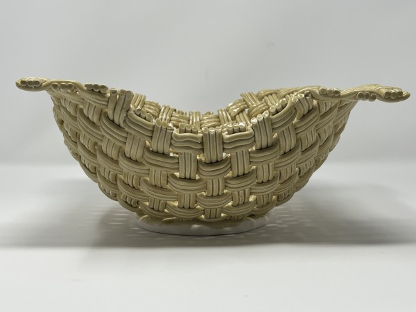 Ochre Ceramic Woven by Ram Sundararajan