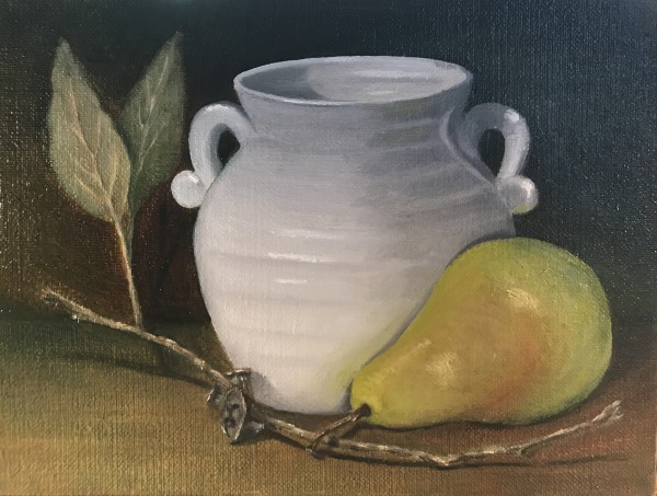 Still Life With Pear by Kathleen Swaydan