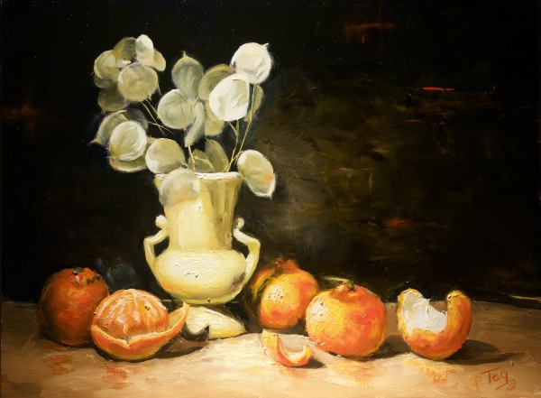 Yellow Vase by Phyllis Tag