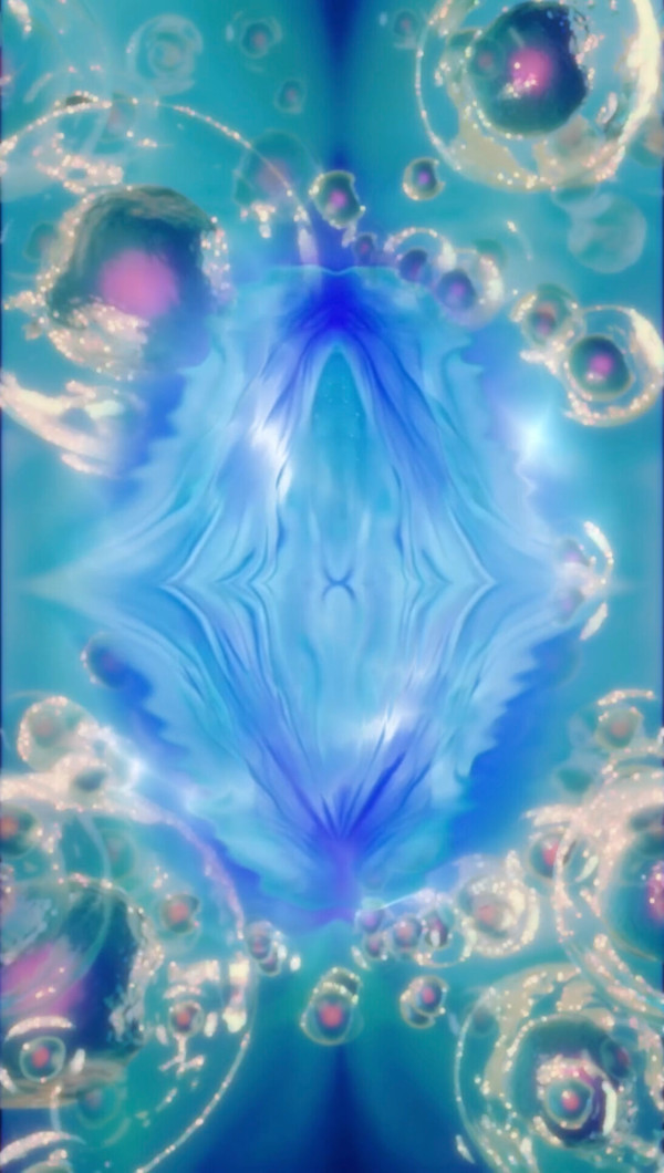 Light in Womb-the inner sea by Victoria Yuanli Yuan, Image 1.